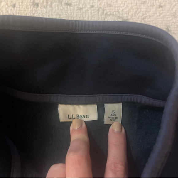 LL Bean quilted pullover - Picture 5 of 10